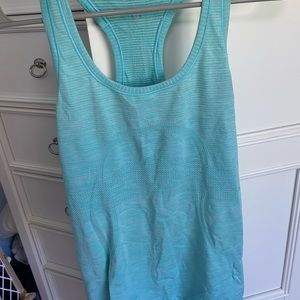 Blue Lululemon Swiftly Tank- Size 4